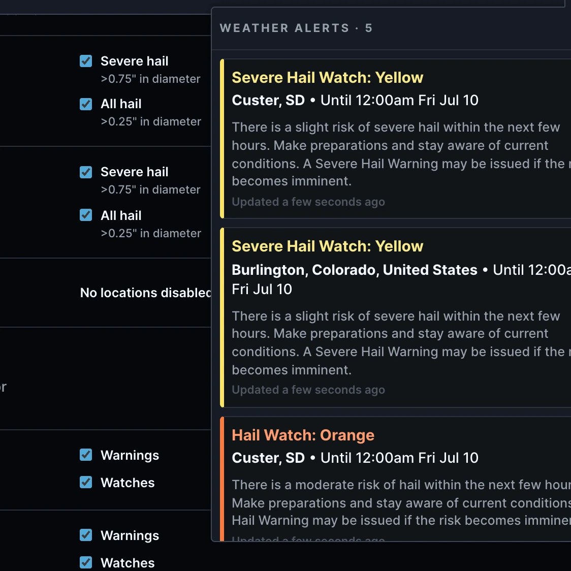 Proactive Alerts